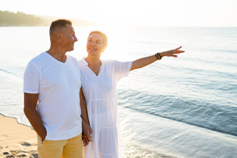 couple on the beach