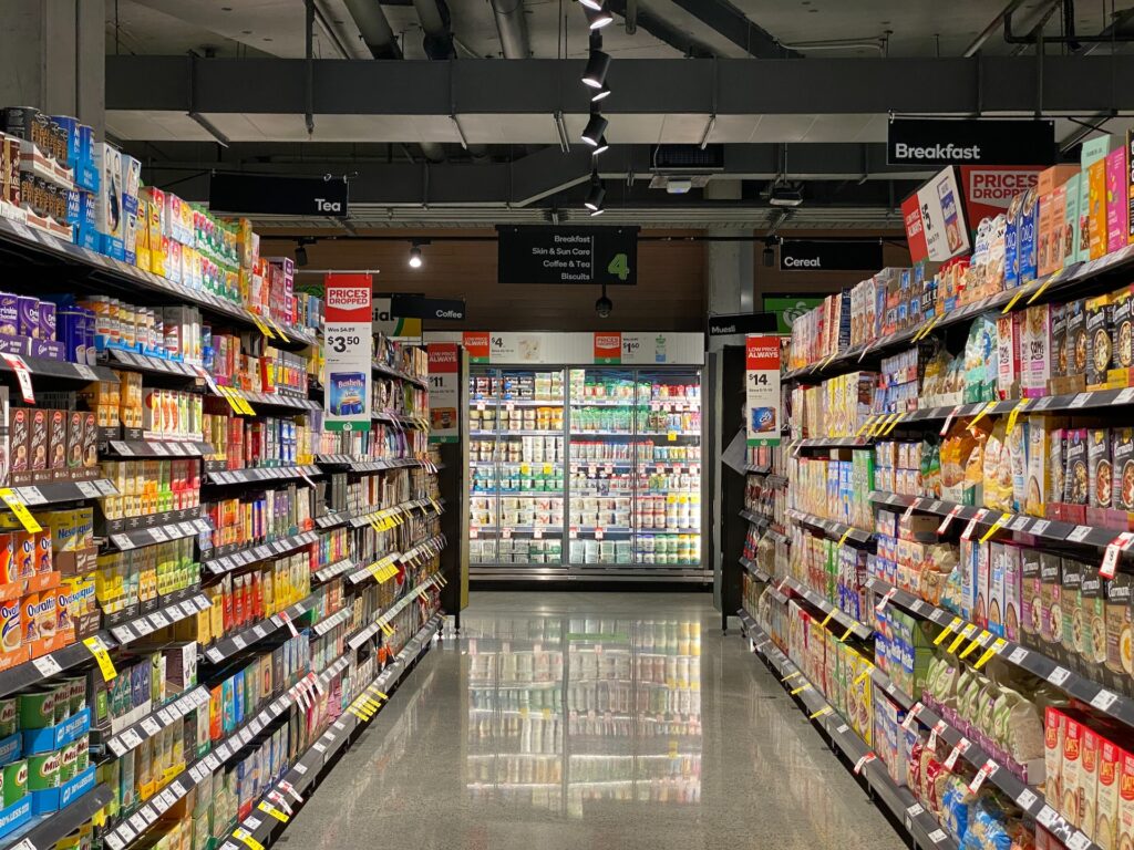 supermarket corridor