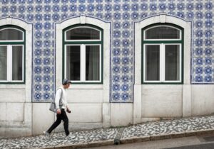 man walking